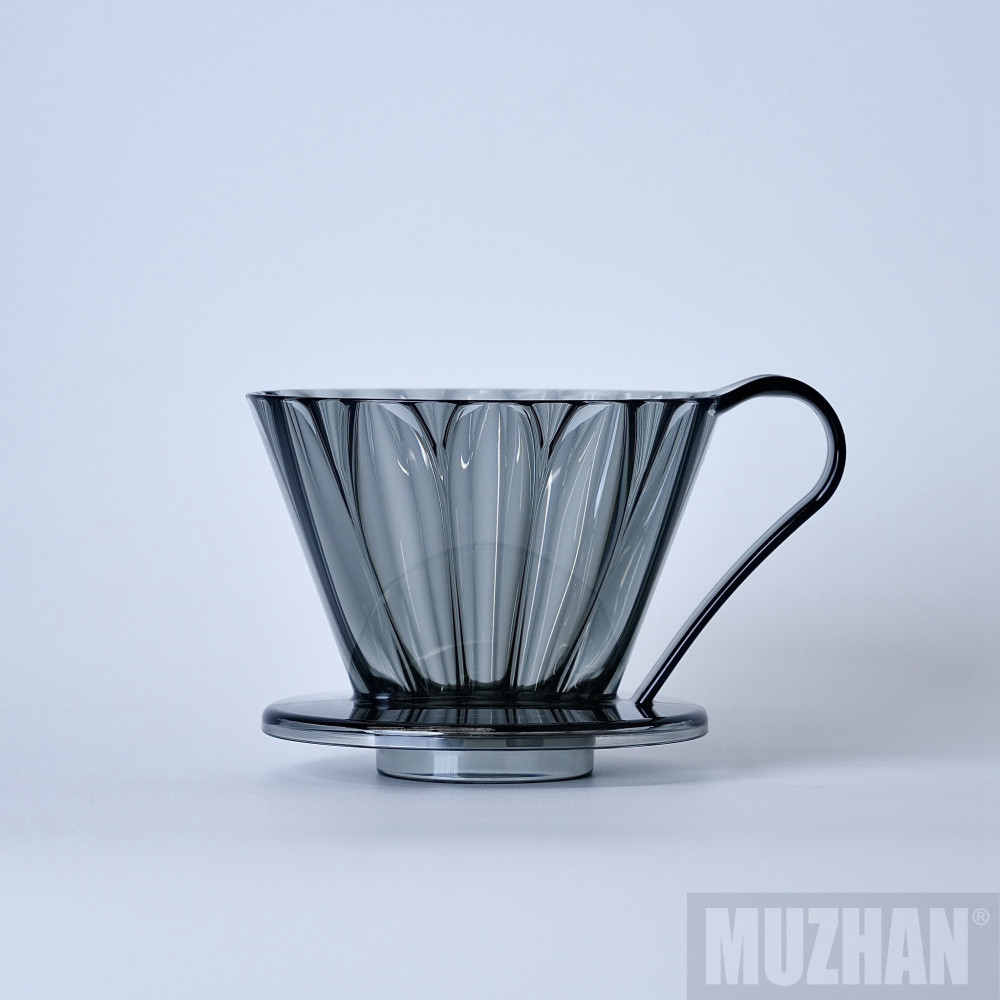 【沐湛咖啡】CAFEC 三洋OVAL 花瓣濾杯 Tritan梯形(黑/透明)01/02-細節圖6