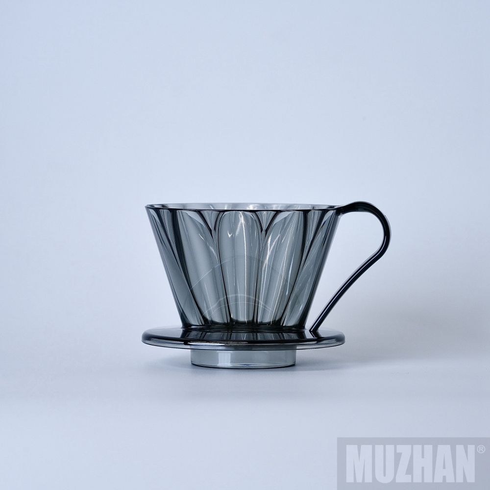 【沐湛咖啡】CAFEC 三洋OVAL 花瓣濾杯 Tritan梯形(黑/透明)01/02-細節圖7