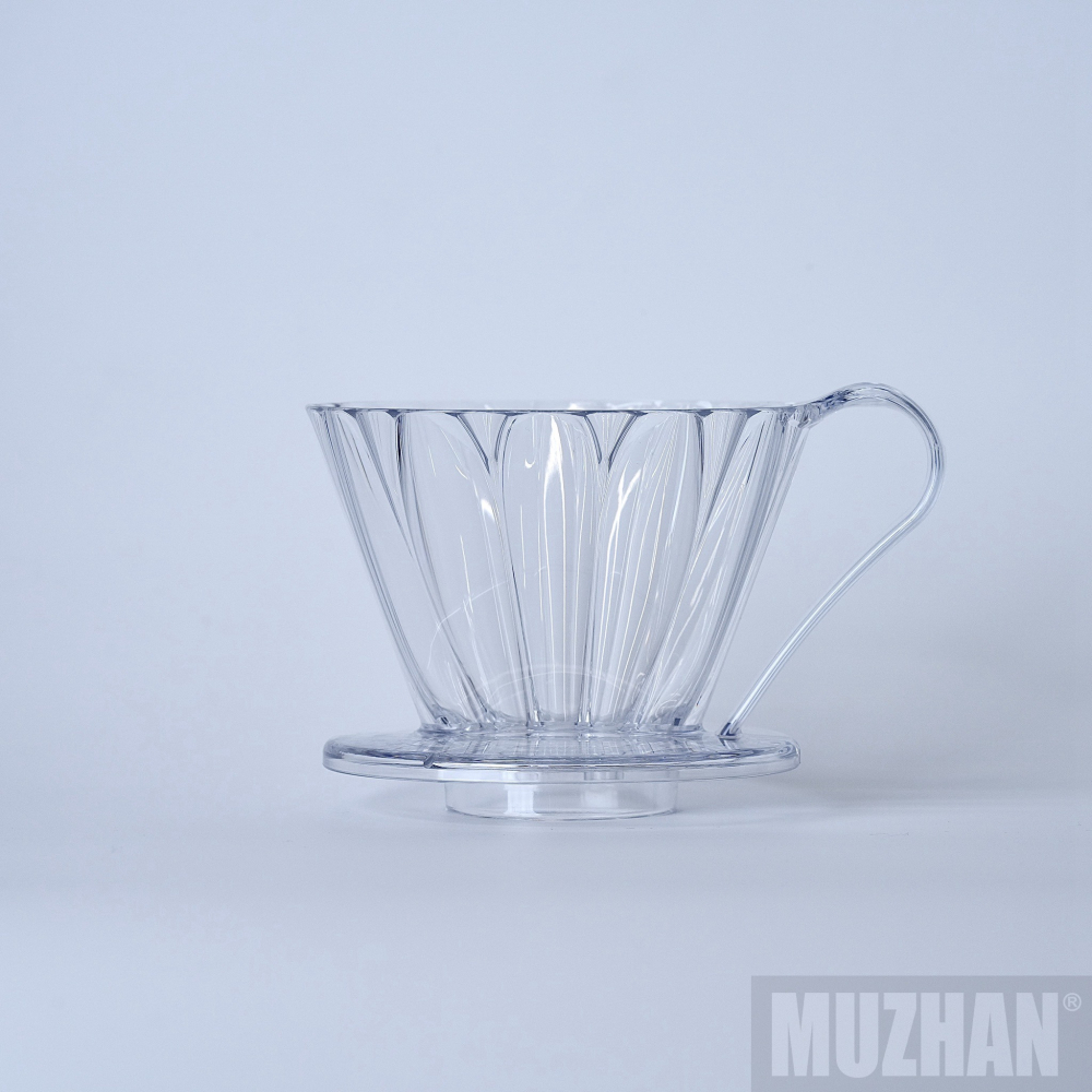 【沐湛咖啡】CAFEC 三洋OVAL 花瓣濾杯 Tritan梯形(黑/透明)01/02-細節圖10