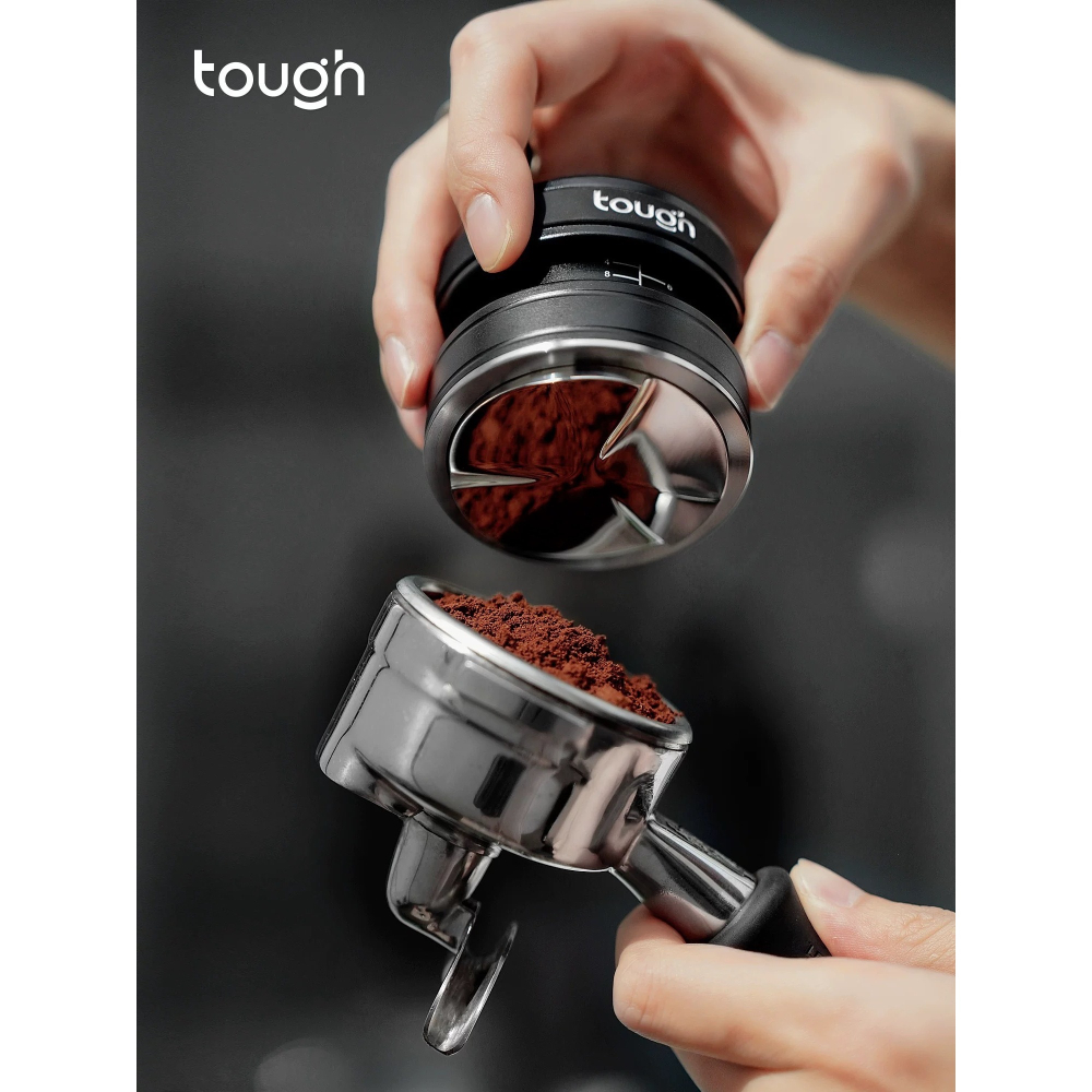 【沐湛咖啡】TOUGH 自重力 COOKIE SPIN 佈粉/壓粉 二合一義式整粉 58.5mm-細節圖5