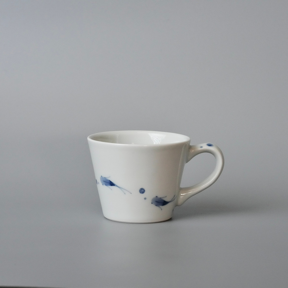 【沐湛咖啡】日本愛媛縣 砥部燒 百年傳承手繪圖 咖啡杯/猪口杯 150cc/180cc-細節圖4