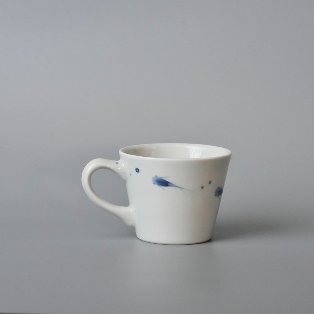 【沐湛咖啡】日本愛媛縣 砥部燒 百年傳承手繪圖 咖啡杯/猪口杯 150cc/180cc-細節圖6