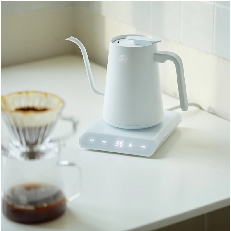 【沐湛咖啡】CAFEDEKONA 天衡溫控手沖壺/加熱壺/控溫壺 600ml(黑/白兩色)-細節圖2