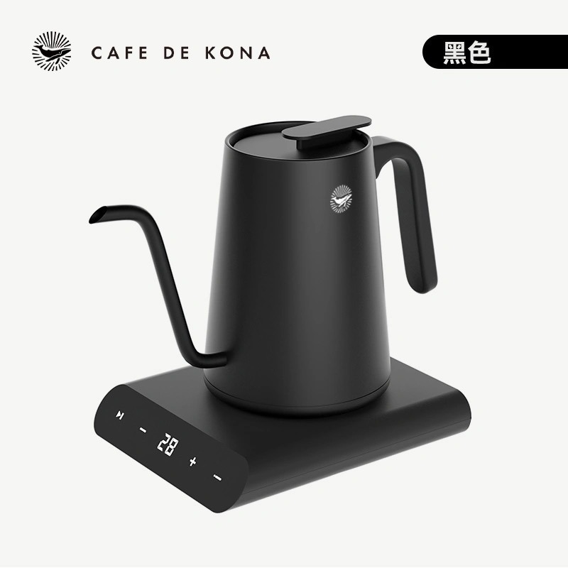 【沐湛咖啡】CAFEDEKONA 天衡溫控手沖壺/加熱壺/控溫壺 600ml(黑/白兩色)-細節圖5