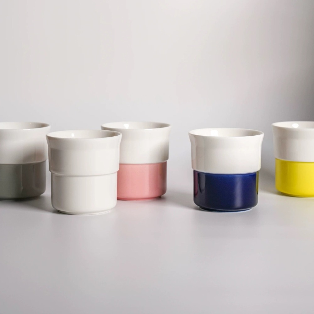 【沐湛咖啡】April 咖啡杯/聞香杯/品鑑杯 200ml 陶瓷拚色系列 丹麥設計-細節圖7