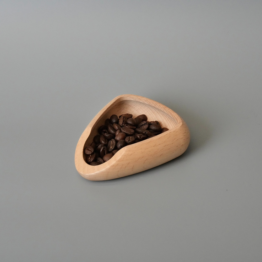 【沐湛咖啡】櫸木豆碟 秤豆量盤/豆碟 手搖磨豆機入豆碟/新款陶瓷豆碟-細節圖8