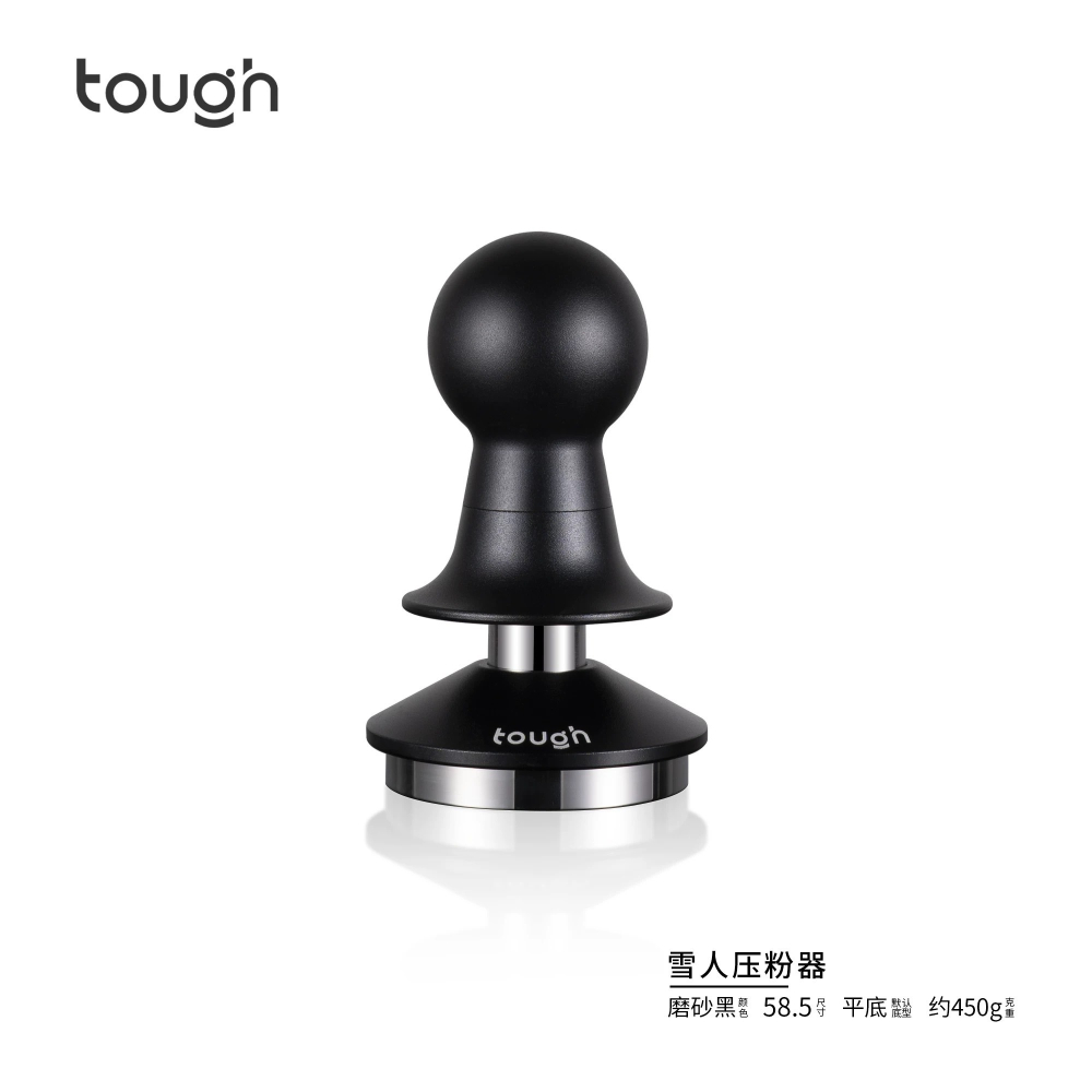 【沐湛咖啡】TOUGH 雪人恆定/恆力填壓器/壓粉器 58.5mm 黑/不銹鋼-細節圖6