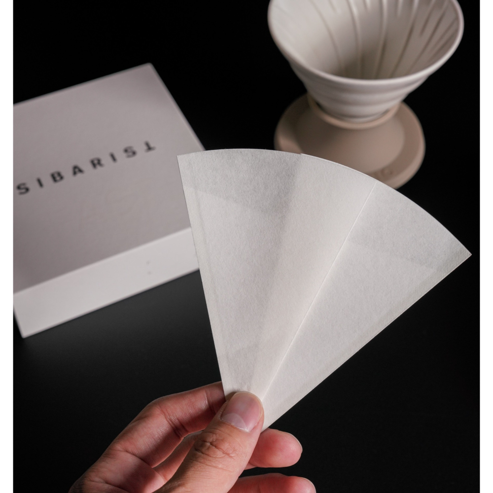 【沐湛咖啡】SIBARIST DUAL CHAMBER FILTER 雙室過濾紙 V60 FAST盒裝30入( 2-4人-細節圖5