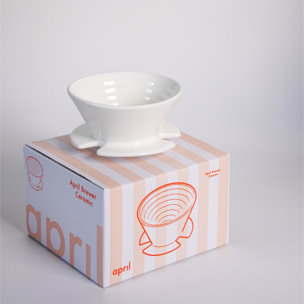 【沐湛咖啡】April蛋糕濾杯-陶瓷版/平底濾杯 丹麥設計-細節圖4