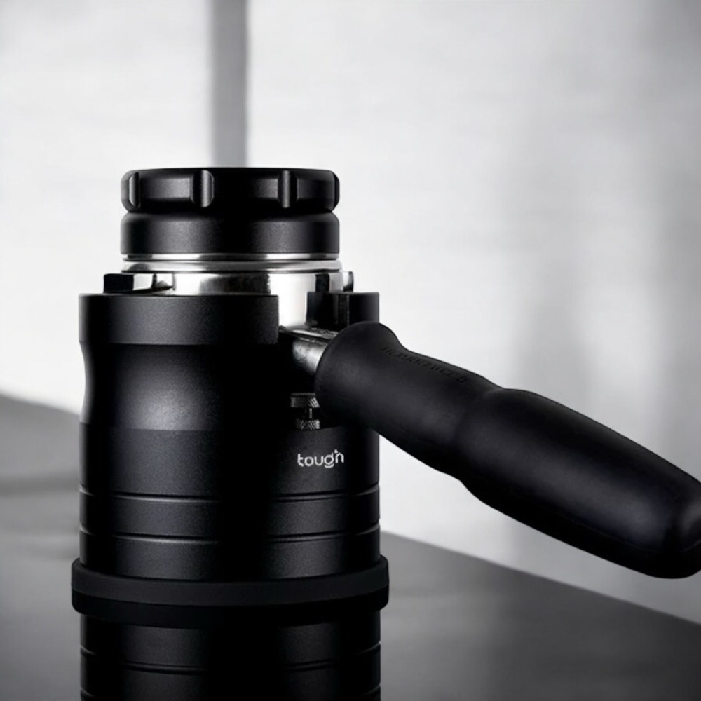 【沐湛咖啡】TOUGH 義式把手壓粉座 免持壓粉架/手柄填壓座 全規格把手可用/黑色-細節圖2
