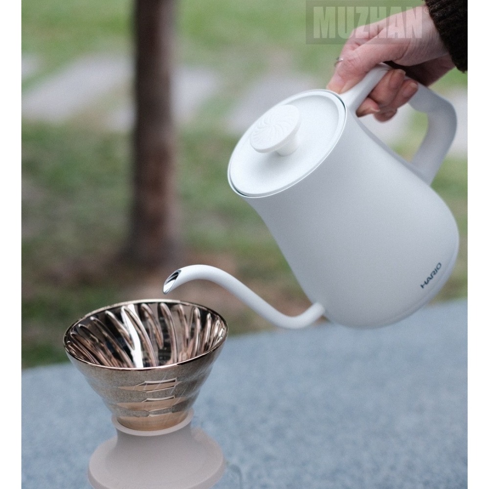 【沐湛咖啡】HARIO  α阿爾法控溫細口壺 黑/白 EKA-65-B-TW/EKA-65-W-TW溫控壺/快煮壺-細節圖2