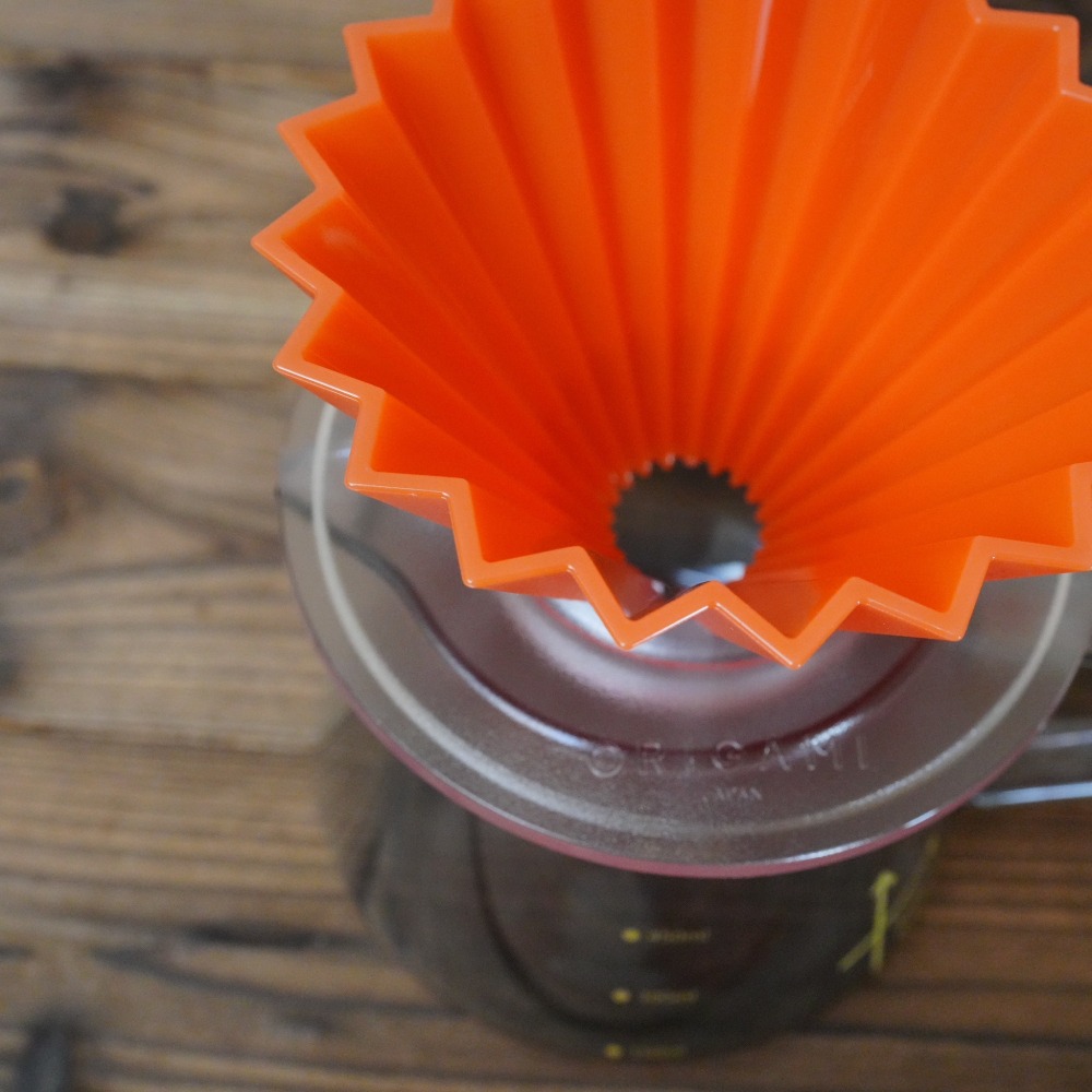 【沐湛咖啡】日本製 ORIGAMI 摺紙濾杯 附AS樹脂濾杯座 S號/M號 錐形濾杯 樹脂濾杯-細節圖8