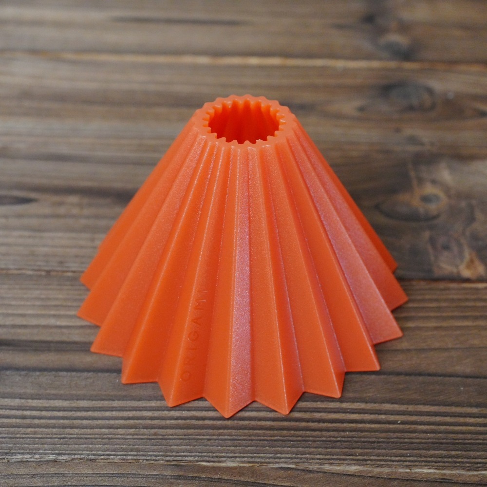 【沐湛咖啡】日本製 ORIGAMI 摺紙濾杯 附AS樹脂濾杯座 S號/M號 錐形濾杯 樹脂濾杯-細節圖7