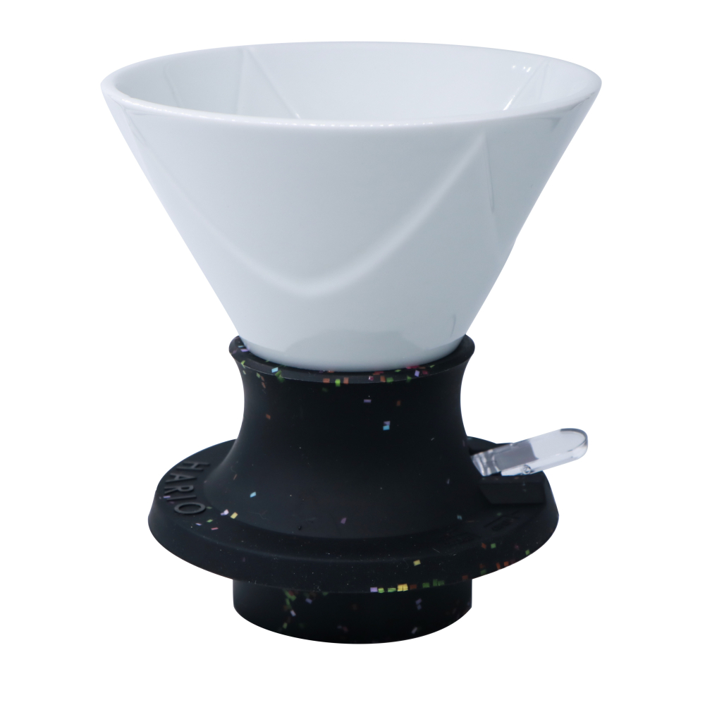 【沐湛咖啡】HARIO 無限濾杯 MUGEN 陶瓷SWITCH  黑波卡圓/白波卡圓-細節圖2