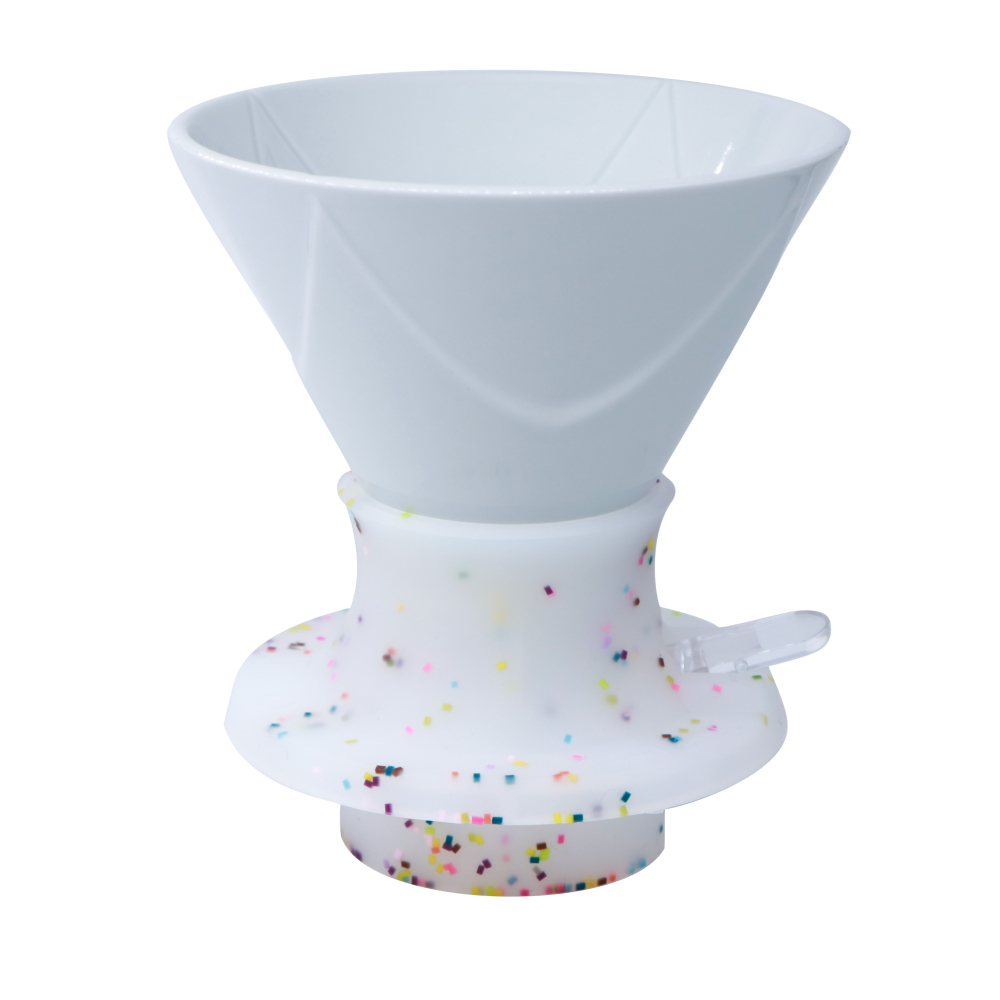 【沐湛咖啡】HARIO 無限濾杯 MUGEN 陶瓷SWITCH  黑波卡圓/白波卡圓-細節圖3