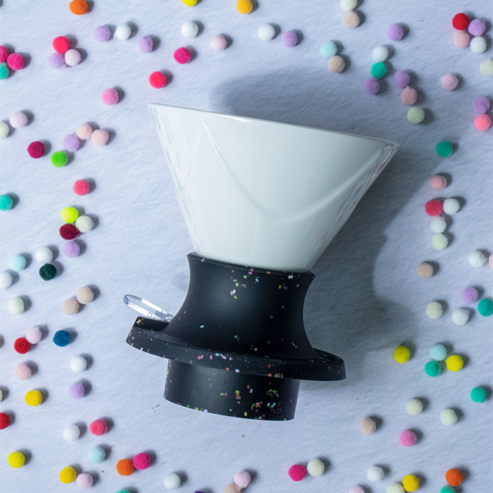 【沐湛咖啡】HARIO 無限濾杯 MUGEN 陶瓷SWITCH  黑波卡圓/白波卡圓-細節圖4