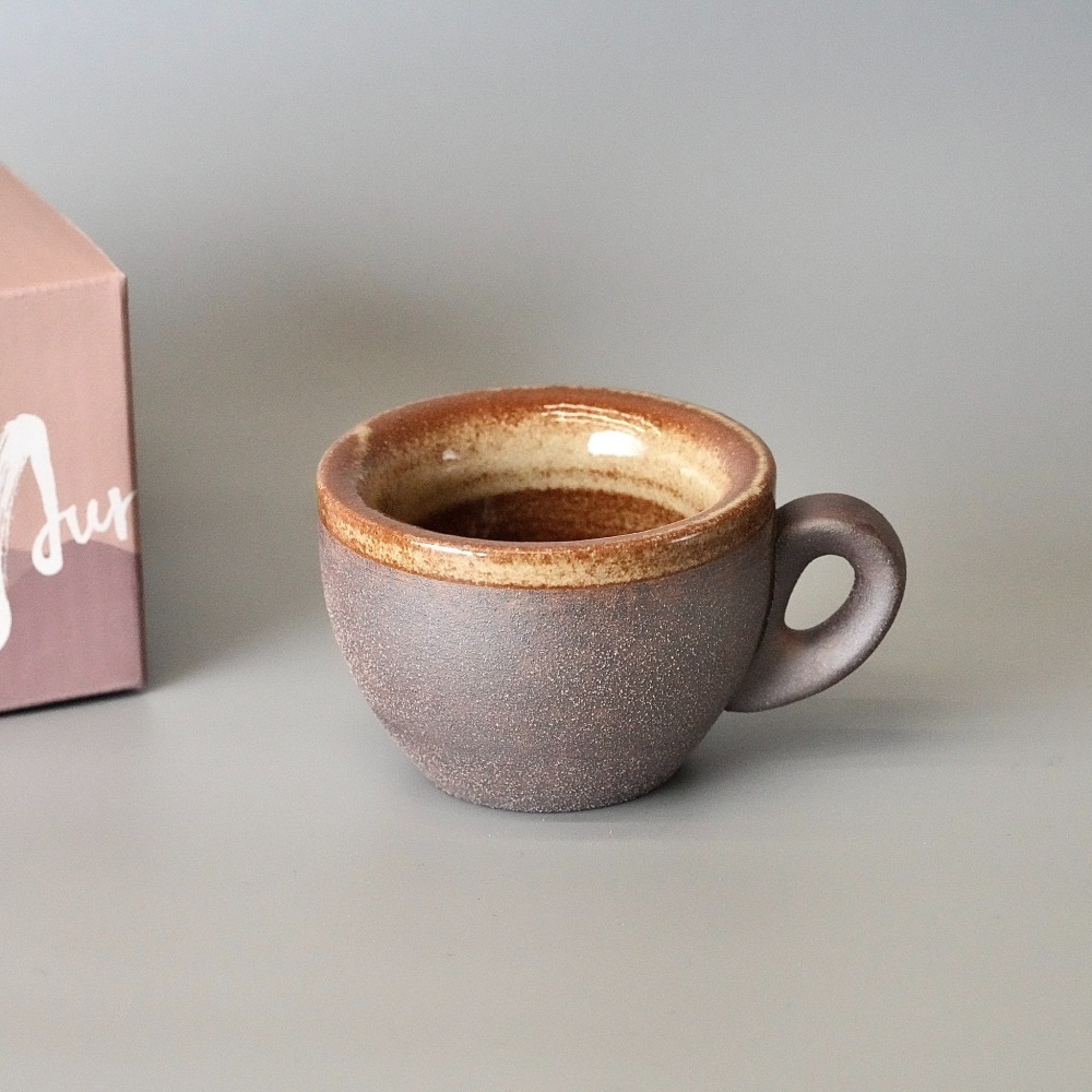 【沐湛咖啡】陶作坊 Aurli 厚濃縮杯 老岩泥岩礦咖啡杯 台灣製造 極厚濃縮杯 義式濃縮杯-細節圖8