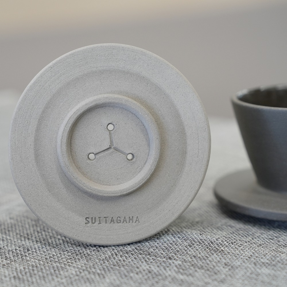 【沐湛咖啡】日本MOTON　SUITAGAMA蛋糕濾杯1-2人#155 陶輪工匠純手工製作濾杯-細節圖2
