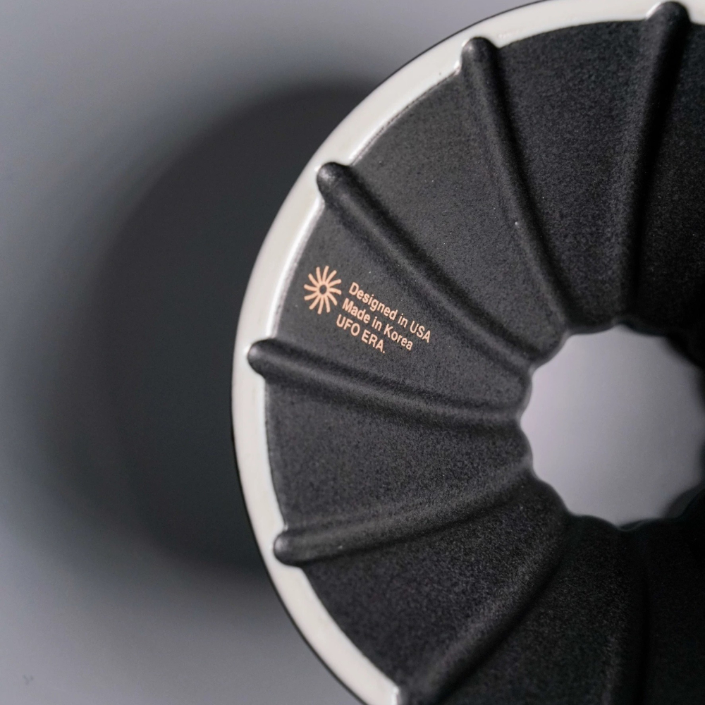 【沐湛咖啡】UFO Dripper 陶瓷濾杯 黑/藍 兩色 1-2杯/UFO Dripper專用濾紙-細節圖5