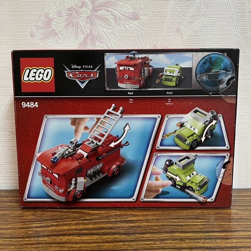 「翻滾樂高」LEGO 9484 CARS 閃電麥坤 Red＇s Water Rescue 全新未拆-細節圖2