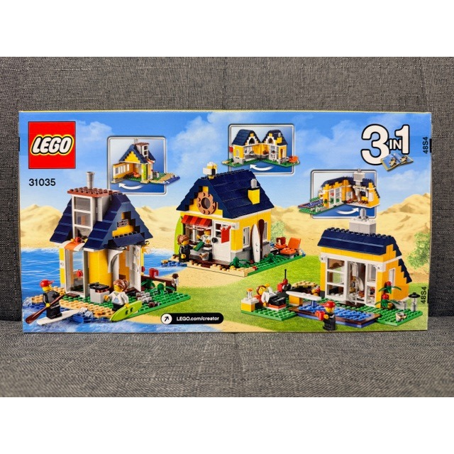 「翻滾樂高」LEGO 31035 創意系列 海灘小屋 全新未拆-細節圖2