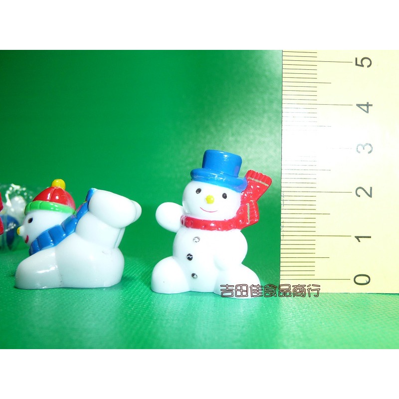 [吉田佳]B523027，塑膠可愛雪人(6入/包)，另售聖誕鈴鐺圈，雪樹，梅花鹿，麋鹿，頑皮鹿-細節圖2