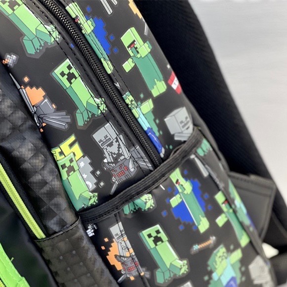 預購💚 Minecraft我的世界麥塊週邊澳洲書包正品Smiggle2-5年級中高年我的世界麥塊創世神大童男童書包-細節圖5