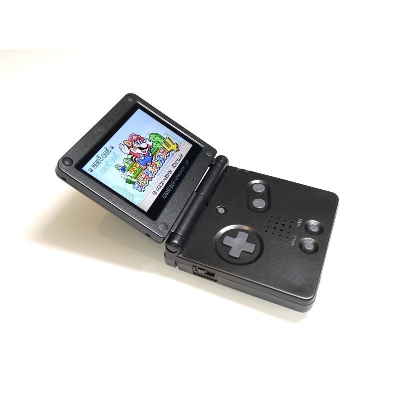 ⭐️【勇者電玩屋】GBA正日版-9.9成新 GBA SP 高亮版 黑色款（Gameboy）外殼翻新-細節圖4