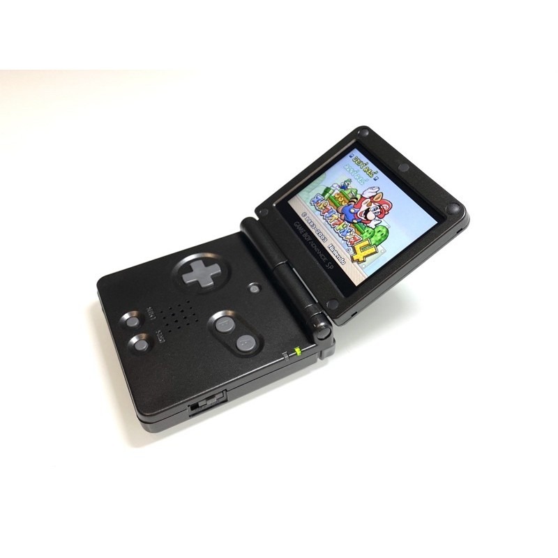 ⭐️【勇者電玩屋】GBA正日版-9.9成新 GBA SP 高亮版 黑色款（Gameboy）外殼翻新-細節圖5