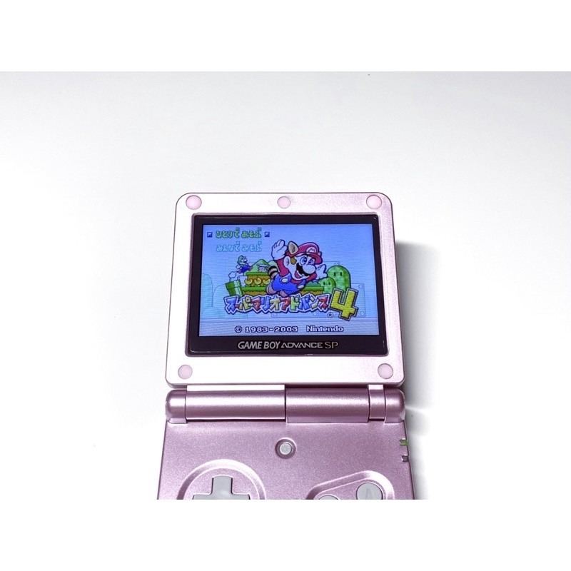 ⭐️【勇者電玩屋】GBA正日版-9.9成新 GBA SP 高亮版 粉色款（Gameboy）外殼翻新-細節圖6