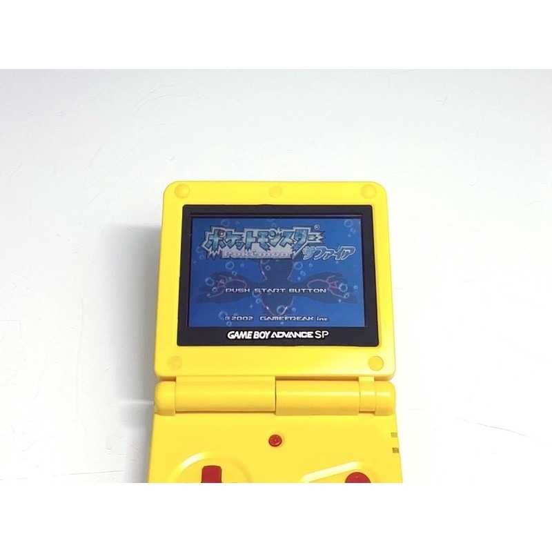 ⭐️【勇者電玩屋】GBA正日版-9.9成新 GBA SP 皮卡丘款（Gameboy）外殼翻新-細節圖4