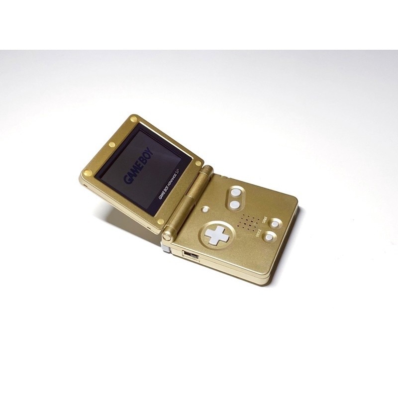 ⭐️【勇者電玩屋】GBA正日版-9.9成新 GBA SP 金色款（Gameboy）外殼翻新-細節圖2