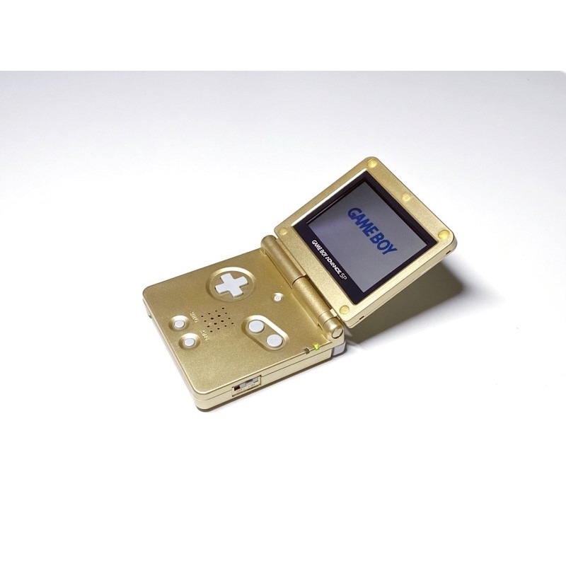 ⭐️【勇者電玩屋】GBA正日版-9.9成新 GBA SP 金色款（Gameboy）外殼翻新-細節圖3