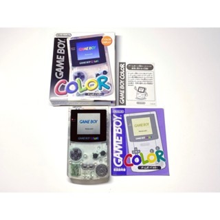 【勇者電玩屋】GBC正日版-極美品9.8成新GBC主機盒裝透明色款（Gameboy）11741622-細節圖4