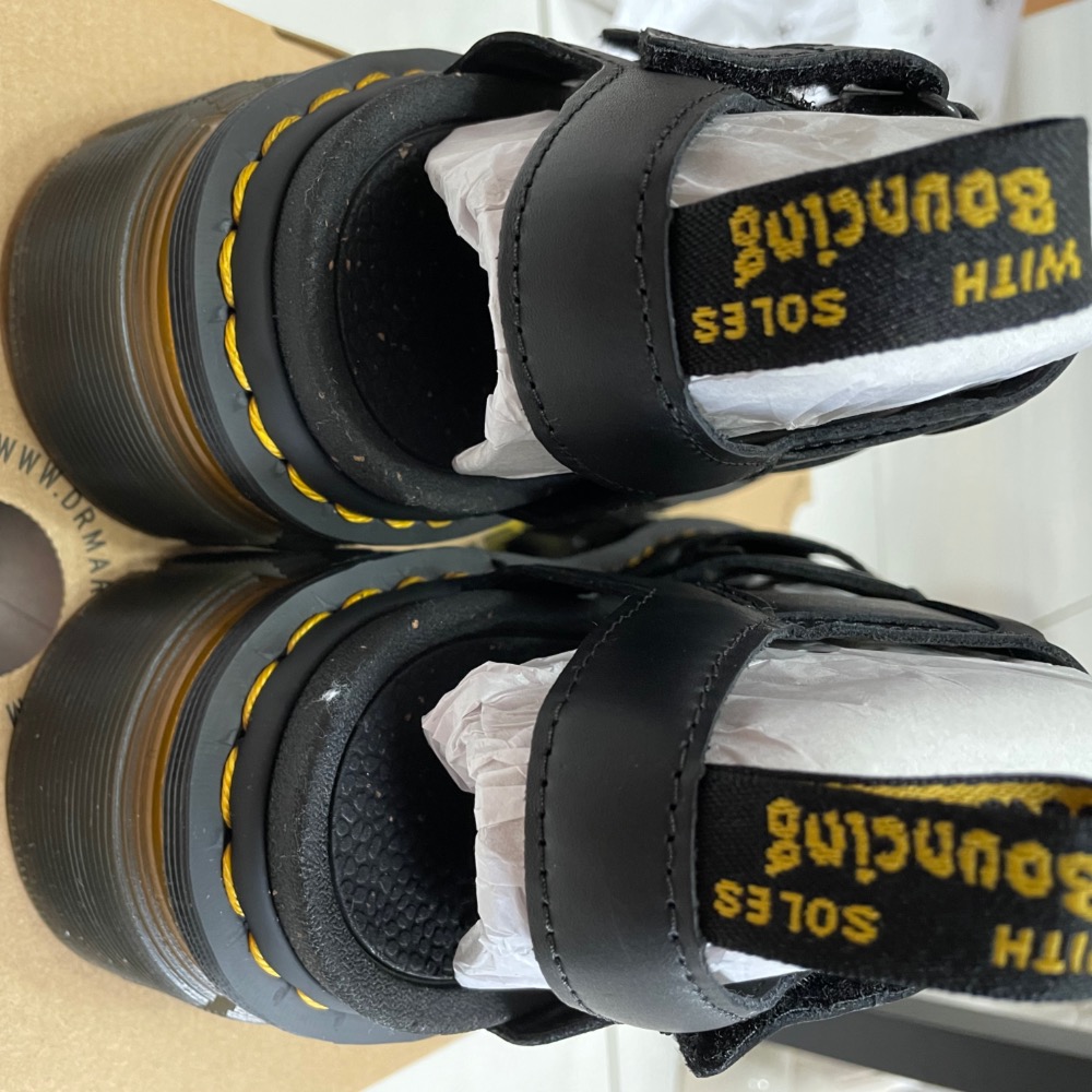 日本購入的馬丁大夫厚底涼鞋UK4-細節圖3