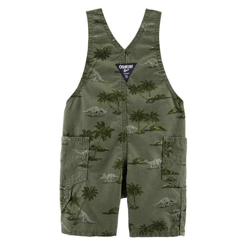 OshKosh Bgosh 小男孩叢林恐龍款吊帶短褲 #1H258412｜18M/4T/5T 【EN】-細節圖5