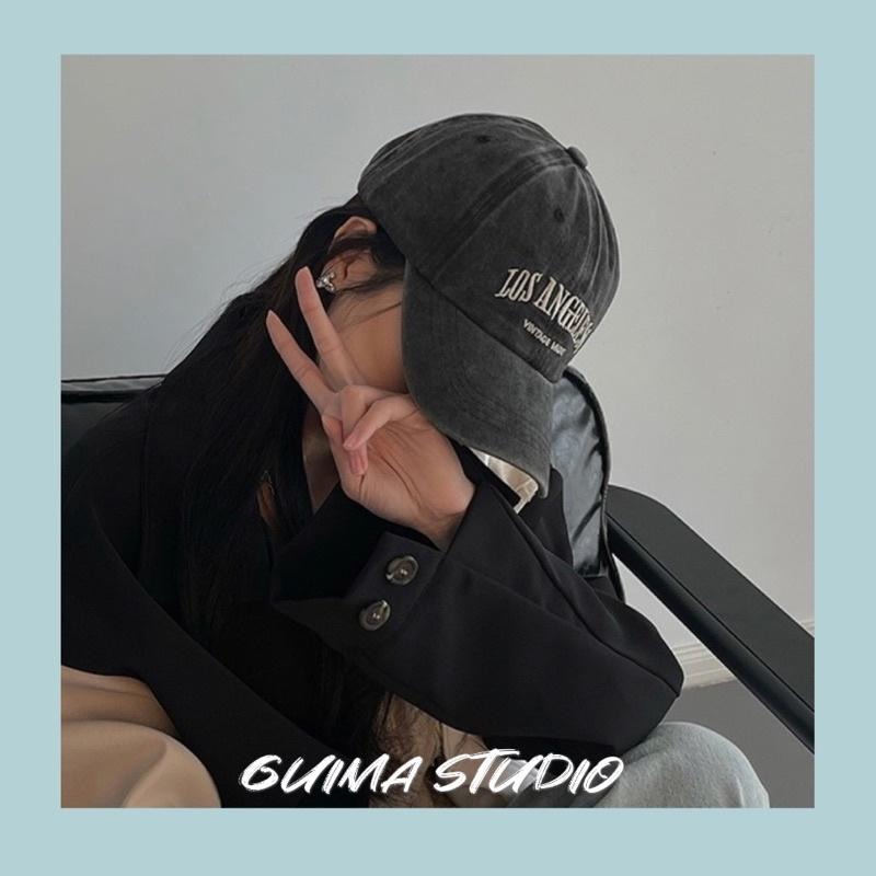 📦紙箱出貨📦【Guima｜現貨】💈美式復古做舊鴨舌帽💈老帽 鴨舌帽 棒球帽 復古老帽 復古鴨舌帽 復古棒球帽 做舊棒球帽-細節圖2