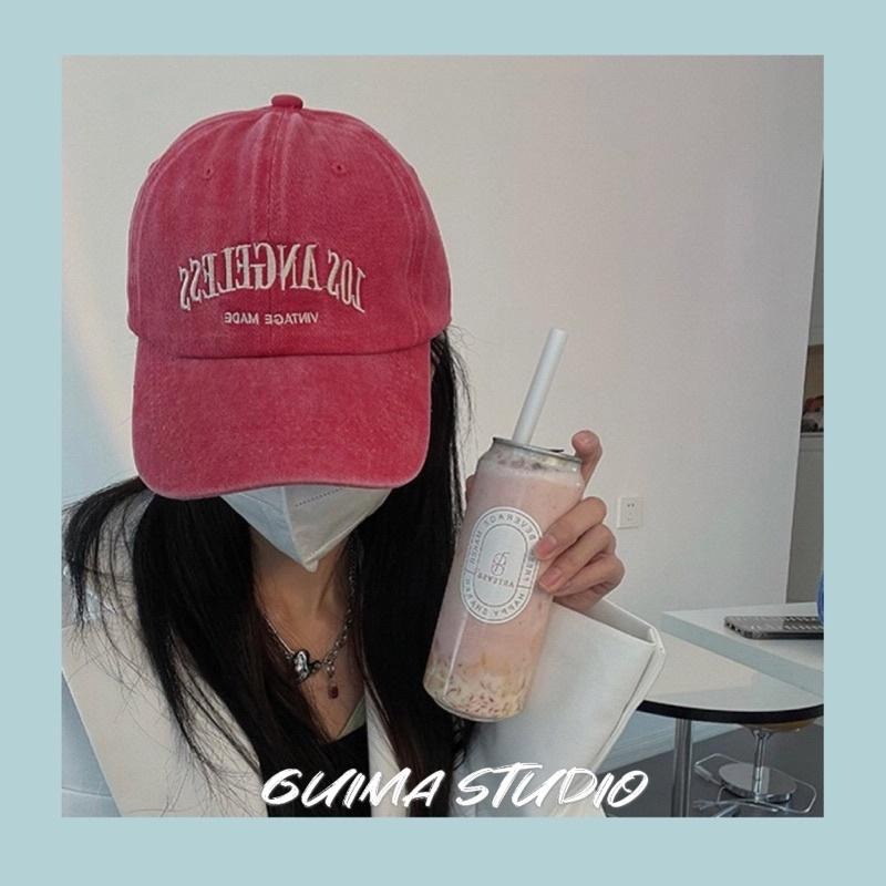 📦紙箱出貨📦【Guima｜現貨】💈美式復古做舊鴨舌帽💈老帽 鴨舌帽 棒球帽 復古老帽 復古鴨舌帽 復古棒球帽 做舊棒球帽-細節圖3