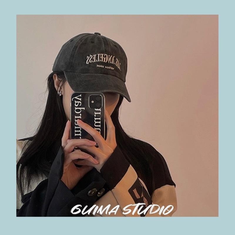 📦紙箱出貨📦【Guima｜現貨】💈美式復古做舊鴨舌帽💈老帽 鴨舌帽 棒球帽 復古老帽 復古鴨舌帽 復古棒球帽 做舊棒球帽-細節圖5