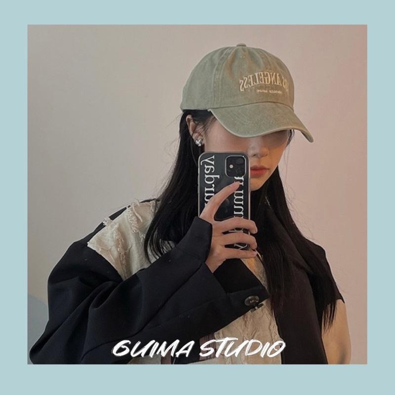 📦紙箱出貨📦【Guima｜現貨】💈美式復古做舊鴨舌帽💈老帽 鴨舌帽 棒球帽 復古老帽 復古鴨舌帽 復古棒球帽 做舊棒球帽-細節圖6