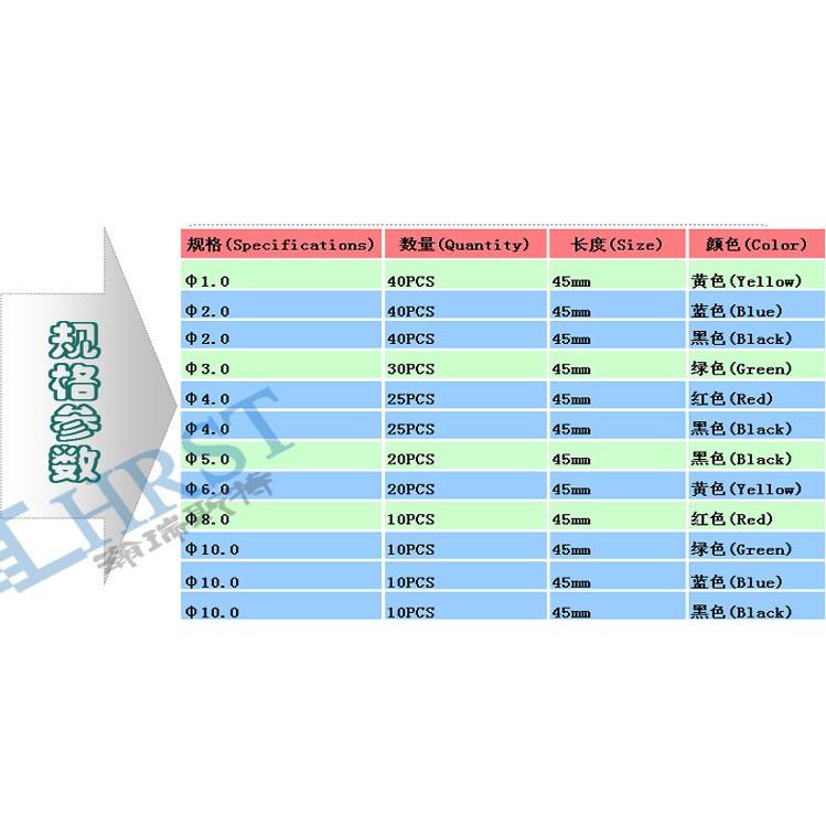 《280、360pcs盒裝~彩》熱收縮套管/熱縮套管/絕緣管/端子管/熱縮膜/熱縮管/熱縮套/防電套/絕緣套/防電套-細節圖5