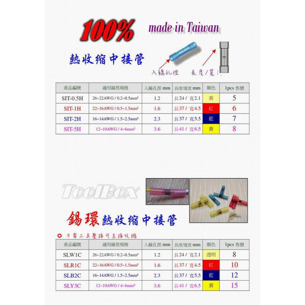 【端子】R型端子/Y型端子/中接管端子/子彈端子/喇叭端子/公母端子-細節圖6