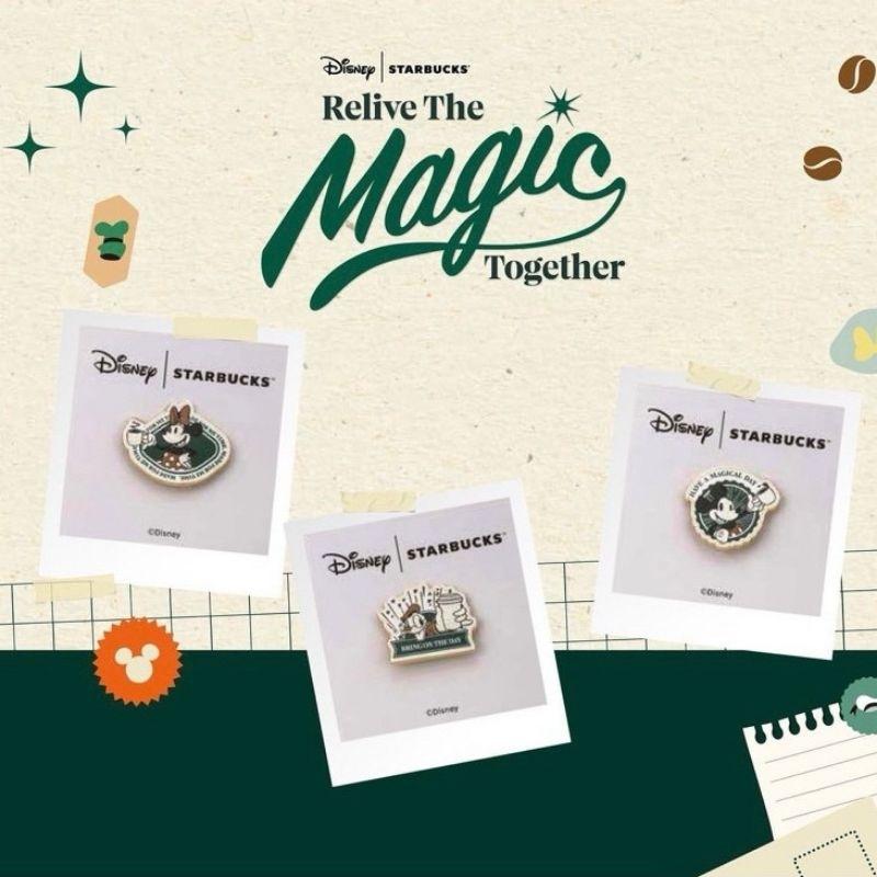 星巴克 迪士尼 徽章 米奇 唐老鴨 米妮 胸章-細節圖3