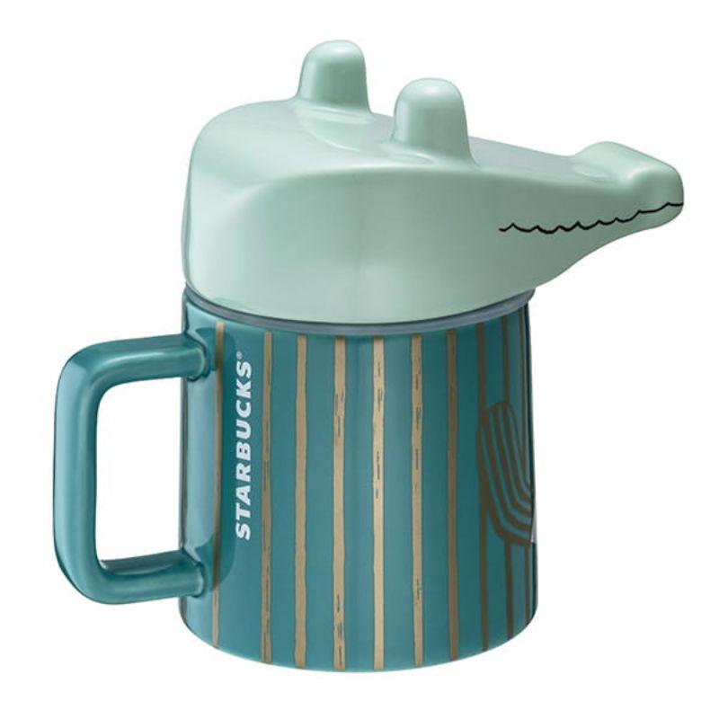 【現貨 可刷卡】星巴克 鱷魚伯爵馬克杯 360ml 聖誕禮物 交換禮物 鱷魚杯 立體 馬克杯-細節圖2