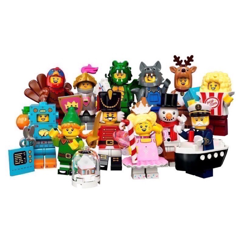 ®️樂高 LEGO®︎ 71034 minifigures 23代 全套12隻 👍全新未拆封👍 綠龍 騎士 女士兵-細節圖6