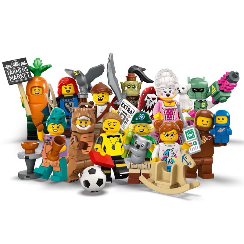 ®️樂高 LEGO®︎ 71037 minifigures 24代   全套12隻 👍全新未拆封👍 暴龍 太空人-細節圖2