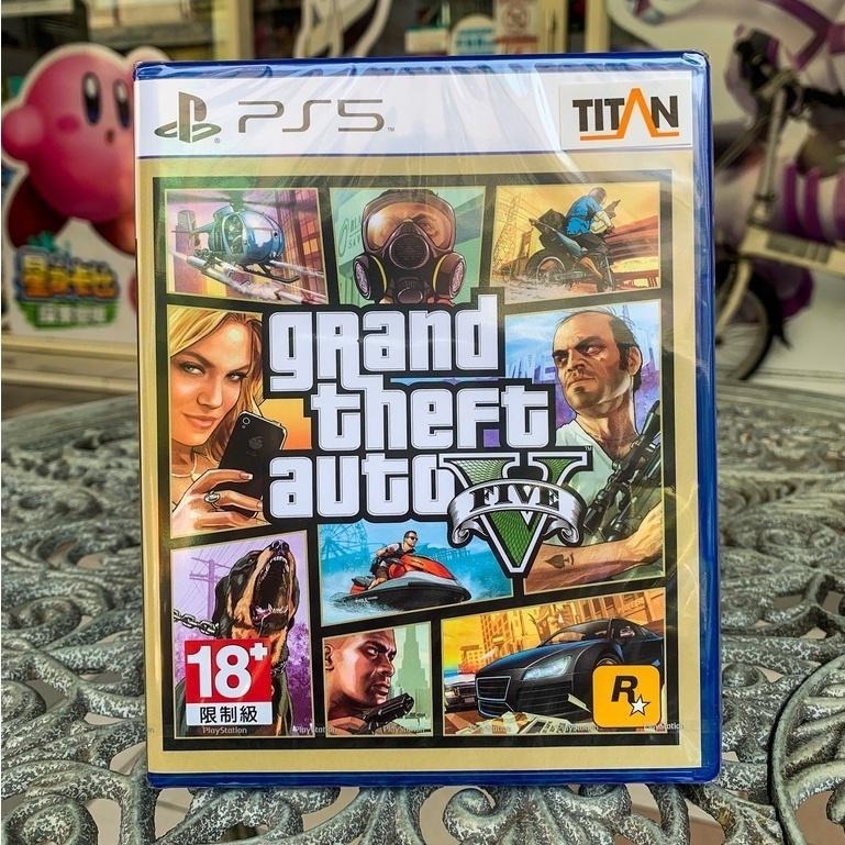 【全新現貨】PS5 俠盜獵車手5 中文版 GTAV GTA5 R星 洛聖都 俠盜列車手 狹道 連線多人【一樂電玩】-細節圖2