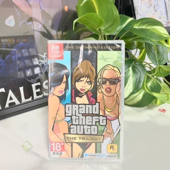 【全新現貨】NS 任天堂 Switch 俠盜獵車手：三部曲 最終版 中文版 GTA 重製 列車 狹道【一樂電玩】-細節圖2
