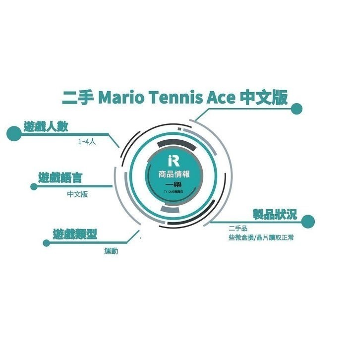 【優質二手電玩】NS 任天堂 Switch MARIO TENNIS ACE 瑪利歐網球 中文版 運動【一樂電玩】-細節圖3