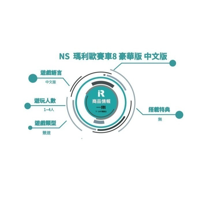 【全新現貨】NS 任天堂 Switch 瑪利歐賽車 8 豪華版 中文版 競速 多人 可聯機【台中一樂電玩】-細節圖2